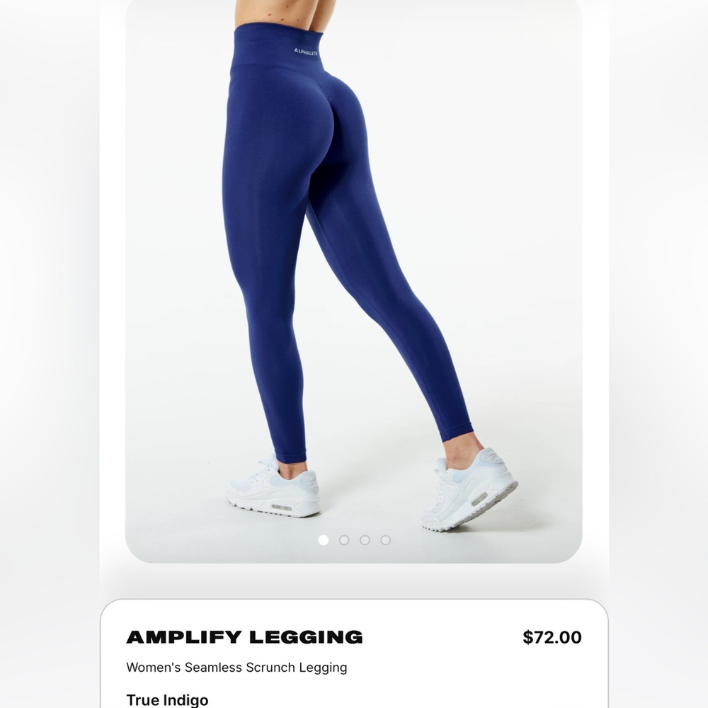 True Indigo Alphalete Amplify Leggings